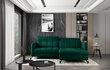 Stūra dīvāns NORE Lore 03, zaļš cena un informācija | Stūra dīvāni | 220.lv