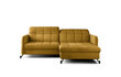 Stūra dīvāns NORE Lore 06, dzeltens cena un informācija | Stūra dīvāni | 220.lv