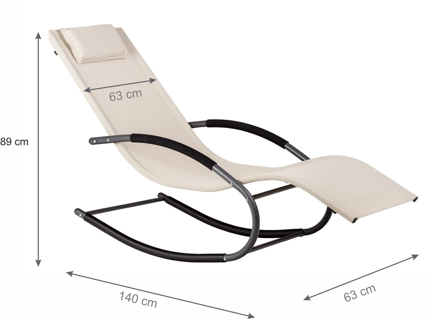 Dārza / pludmales gulta cena un informācija | Sauļošanās krēsli | 220.lv