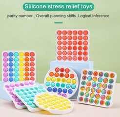 Силиконовая игрушка Anti-Stress Pop it цена и информация | Настольная игра | 220.lv