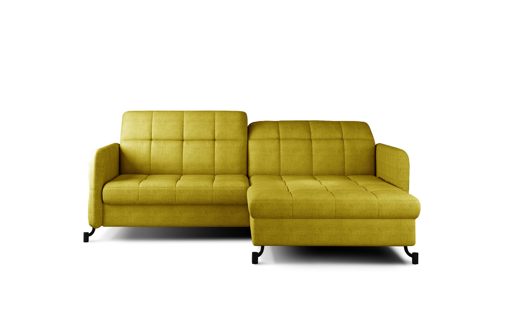 Stūra dīvāns NORE Lore 21, dzeltens цена и информация | Stūra dīvāni | 220.lv