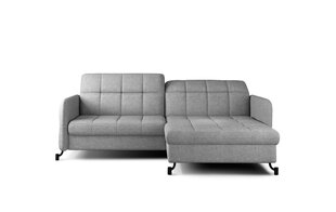 Stūra dīvāns NORE Lore 28, gaiši pelēks cena un informācija | Stūra dīvāni | 220.lv