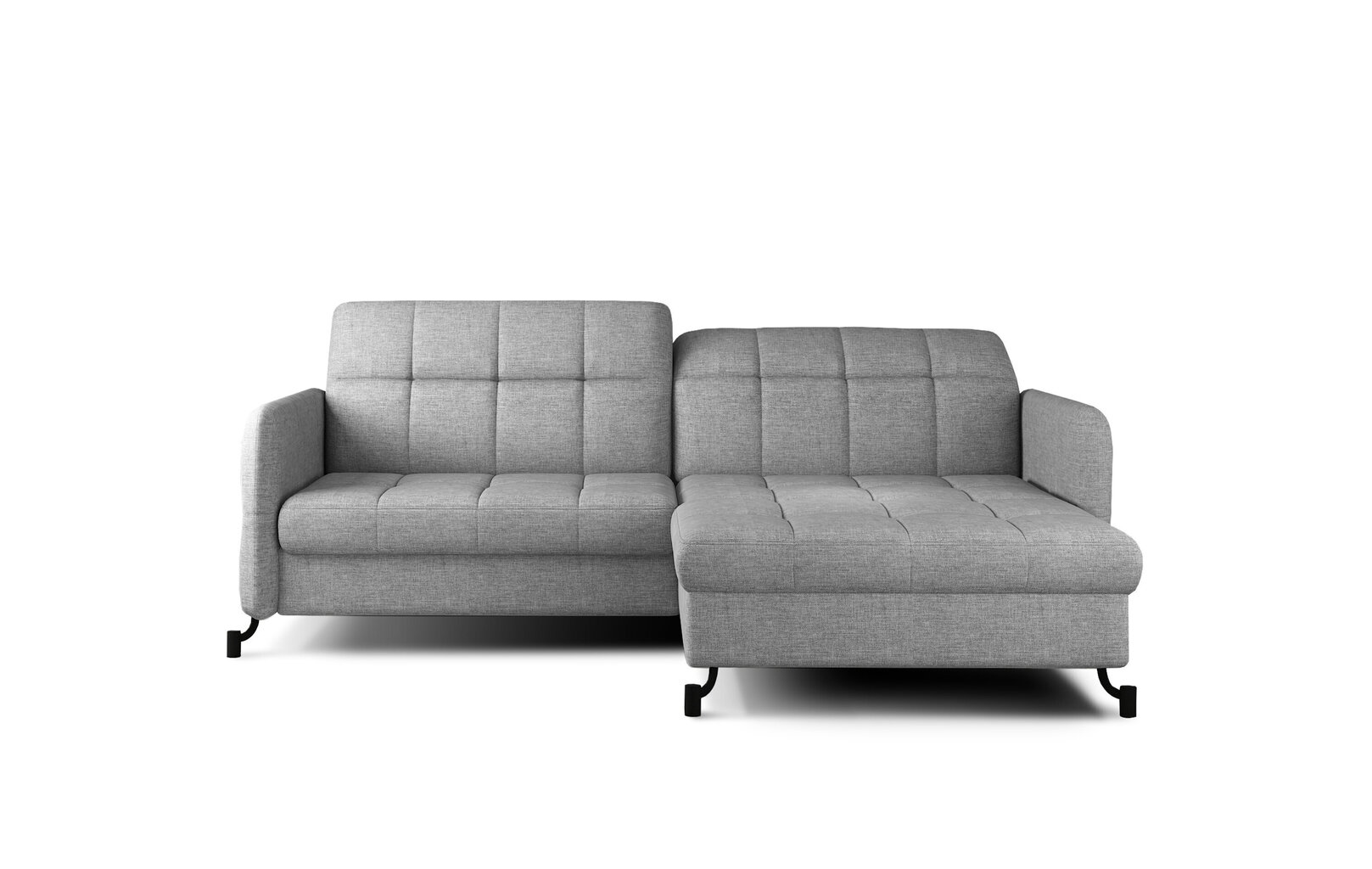 Stūra dīvāns NORE Lore 28, gaiši pelēks cena un informācija | Stūra dīvāni | 220.lv