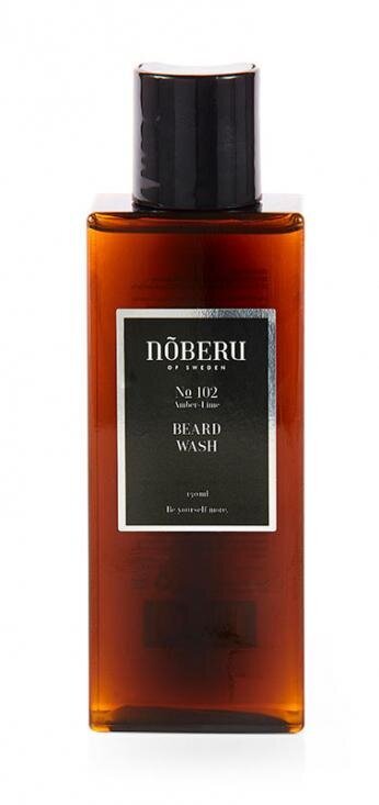 Bārdas šampūns No 102 Beard Wash Amber Lime, 130 ml cena un informācija | Skūšanās piederumi, kosmētika | 220.lv