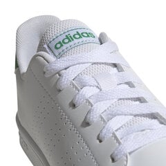Обувь Adidas Advantage K White EF0213/4 цена и информация | Детская спортивная обувь | 220.lv
