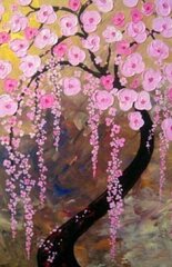 Glezna ar video apmācību Sakura цена и информация | Живопись по номерам | 220.lv