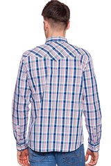 Мужская рубашка Wrangler 112350570, синий цена и информация | Мужские рубашки | 220.lv