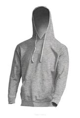 Džemperis ar kapuci "Kangaroo" Unisex, pelēks cena un informācija | Vīriešu jakas | 220.lv