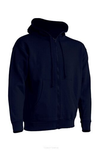 Džemperis ar kapuci "Hooded" Unisex, tumši zils цена и информация | Vīriešu jakas | 220.lv