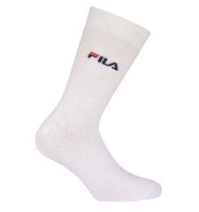 Klasiskās unisex zeķes FILA F9630 garas baltas, 3 pāri cena un informācija | Vīriešu zeķes | 220.lv