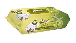 Влажные салфетки Sleepy Olive 90 цена и информация |  Одноразовые пеленки и влажные салфетки | 220.lv