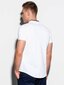Vīriešu krekls ar īsām piedurknēm Ombre K543, balts cena un informācija | Vīriešu krekli | 220.lv