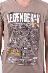 Футболкa LEGENDERS HIPPOLIGHTKHAKI-XXL цена и информация | Мужские футболки | 220.lv