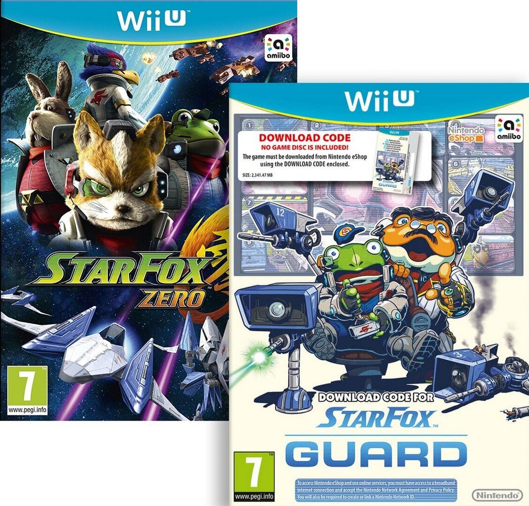Wii U Star Fox Zero with Star Fox Guard Download Code cena un informācija | Datorspēles | 220.lv