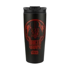Star Wars Darth Vader Red Logo Metal Tavel Mug, 450ml cena un informācija | Datorspēļu suvenīri | 220.lv