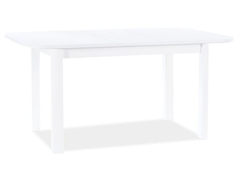 Paplašināms galds Signal Meble Diego II 160x68 cm, balts cena un informācija | Virtuves galdi, ēdamgaldi | 220.lv
