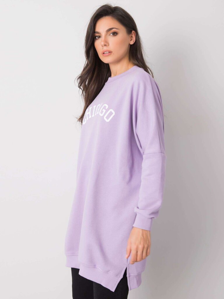 RUE PARIS Sieviešu kokvilnas tunika, gaiši violeta Light purple S/M cena |  220.lv