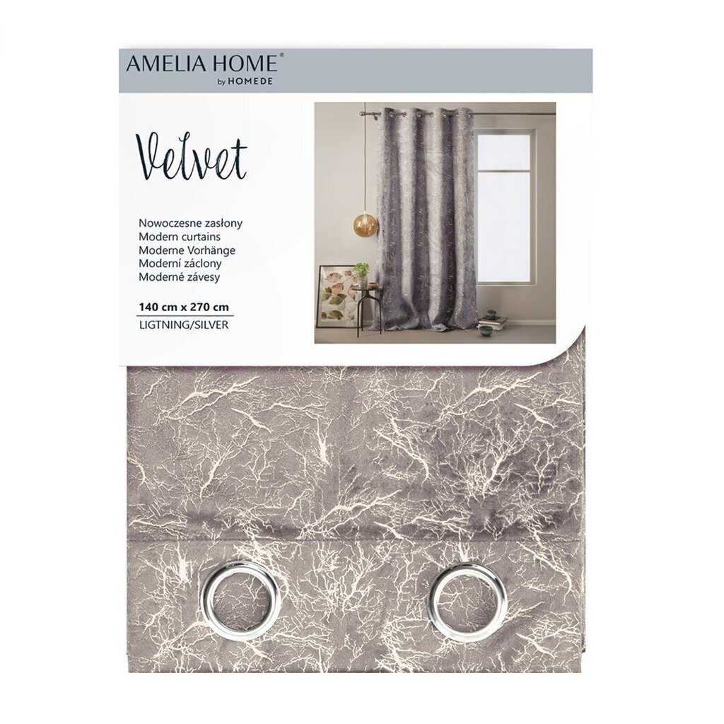 AmeliaHome aizkars Velvet цена и информация | Aizkari | 220.lv