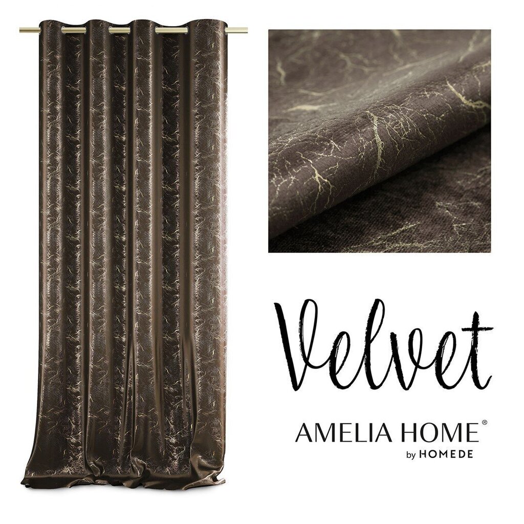 AmeliaHome aizkars Velvet cena un informācija | Aizkari | 220.lv