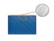 Vannas istabas skapītis Besco Floo 80 ar Slim marble galda virsmu, zils/zelta cena un informācija | Vannas istabas skapīši | 220.lv