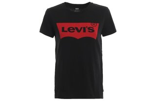 T-krekls sievietēm Levi`s, melns цена и информация | Женские футболки | 220.lv