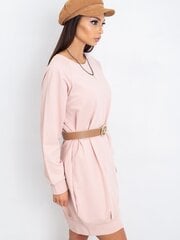 Rozā kokvilnas kleita, Pink L/XL cena un informācija | Kleitas | 220.lv