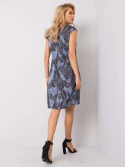 Черно-синее платье с узором цена и информация | Платья | 220.lv