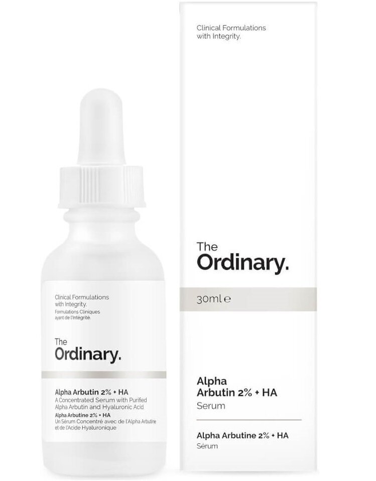 Sejas serums The Ordinary Alpha Arbutin 2% + HA 30 ml cena un informācija | Serumi sejai, eļļas | 220.lv