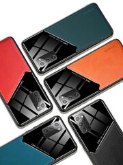 Mocco Lens Leather Back Case Кожанный чехол для Apple Iphone 12 Mini Оранжевый цена и информация | Чехлы для телефонов | 220.lv