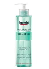 Dziļi attīrošs sejas gels problemātiskai ādai Eucerin DermoPure 400 ml cena un informācija | Sejas ādas kopšana | 220.lv