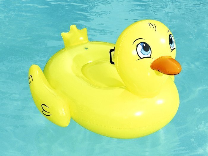 Piepūšamā gulta-plosts Bestway Duck Rider, 135 x 91 cm cena un informācija | Piepūšamās rotaļlietas un pludmales preces | 220.lv