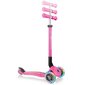 Globber Primo Foldable Lights Neon Pink Flowers cena un informācija | Skrejriteņi | 220.lv