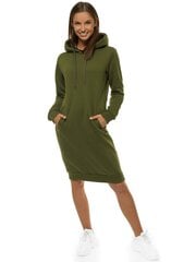 Sieviešu kleita ar kapuci "Margaret" JS/YS10005/29-44355-XL, haki cena un informācija | Kleitas | 220.lv