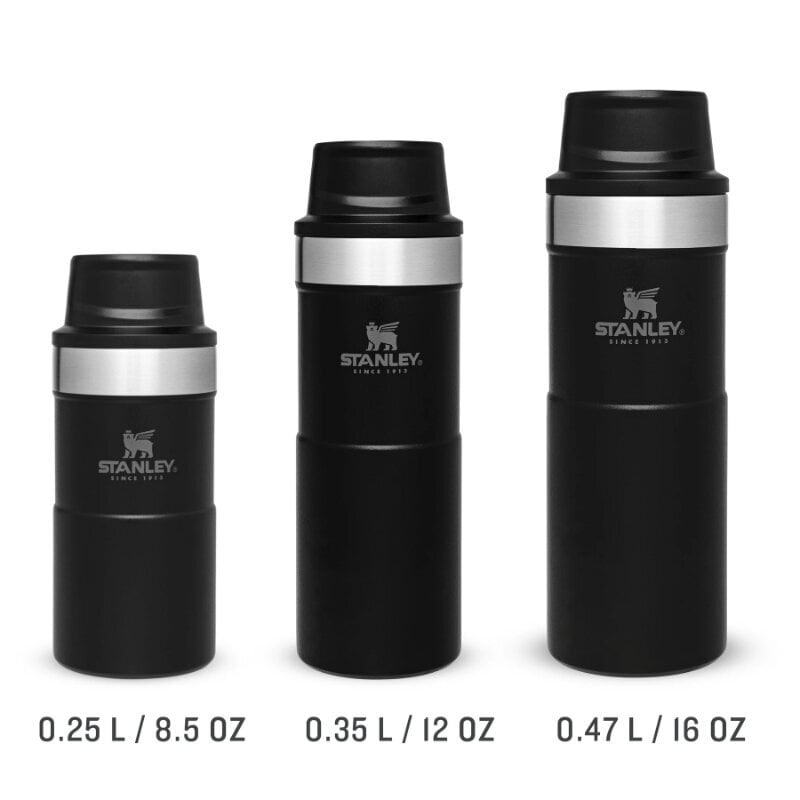 Termokrūze The Trigger-Action Travel Mug Classic 0,25L matēti melna (4) cena un informācija | Termosi, termokrūzes | 220.lv