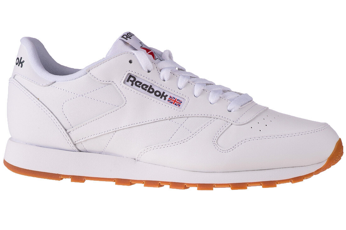 Sporta apavi vīriešiem Reebok Classic Lthr 49799, balti cena un informācija | Sporta apavi vīriešiem | 220.lv