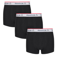 Трусы мужские Reebok Reebok Trunk Ovett, 3 шт. цена и информация | Мужские трусы Nek, черные | 220.lv