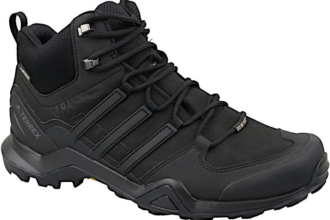 Pārgājienu apavi vīriešiem Adidas Terrex Swift R2 MID GTX M CM7500, melni cena un informācija | Vīriešu kurpes, zābaki | 220.lv