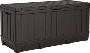 Uzglabāšanas kaste Kentwood Storage Box 350L brūna cena un informācija | Komposta kastes un āra konteineri | 220.lv