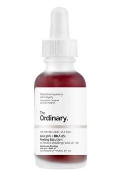 Pīlinga sejas produkts The Ordinary AHA 30% + BHA 2% Peeling Solution 30 ml cena un informācija | Sejas ādas kopšana | 220.lv