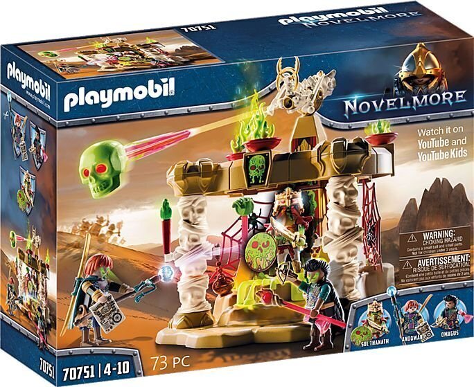 70751 PLAYMOBIL® Novelmore Sal'ahari Sands, Skeletu armijas templis цена и информация | Konstruktori | 220.lv