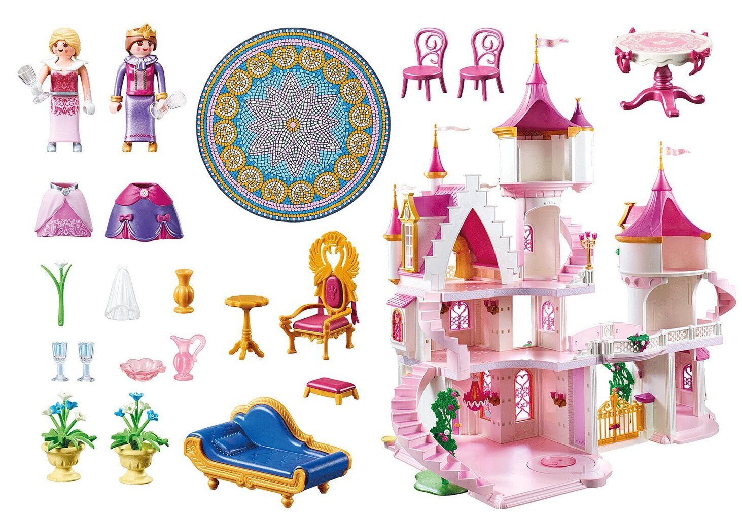 70447 PLAYMOBIL® Princess Lielā princeses pils цена и информация | Konstruktori | 220.lv