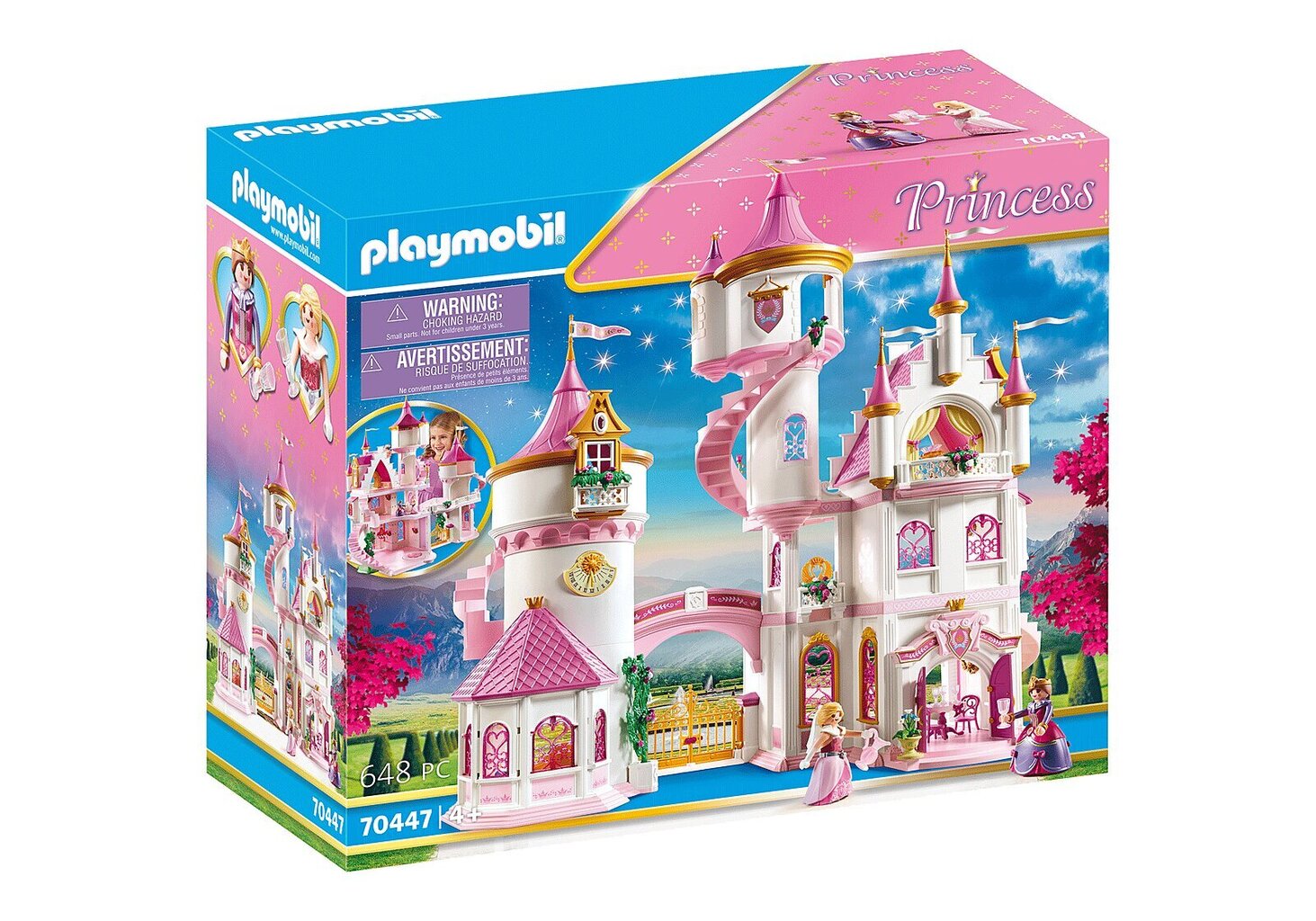 70447 PLAYMOBIL® Princess Большой замок принцессы цена | 220.lv