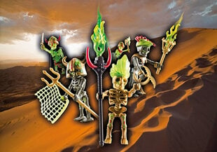 70752 PLAYMOBIL® Navelmore Skeleta pārsteigumu kaste „Kalahari Sands“ skeletu karotājs cena un informācija | Konstruktori | 220.lv