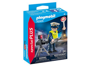 70305 PLAYMOBIL® Special Plus Офицер полиции со спидометром цена и информация | Kонструкторы | 220.lv