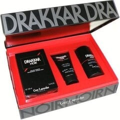 Komplekts Guy Laroche Drakkar Noir: EDT vīriešiem 100 ml + dezodorants 75 ml + dušas želeja 50 ml cena un informācija | Guy Laroche Smaržas | 220.lv