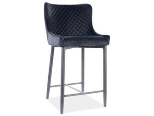 4-u bāra krēslu komplekts Signal Meble Colin, melns cena un informācija | Virtuves un ēdamistabas krēsli | 220.lv