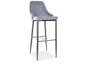 Набор из 4 барных стульев Signal Meble Trix H-1, серый цена и информация | Стулья для кухни и столовой | 220.lv