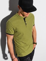 Zaļš vīriešu polo krekls "Soleto" S1381-44223-XXL cena un informācija | Vīriešu T-krekli | 220.lv