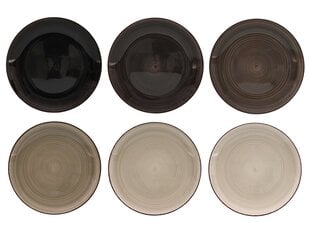 Keramikas deserta šķīvju komplekts Loft, 19 cm, 6 gab цена и информация | Посуда, тарелки, обеденные сервизы | 220.lv