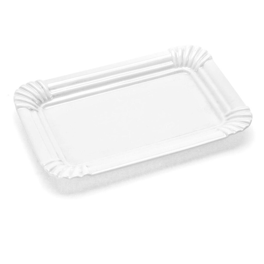 Porcelāna servēšanas šķīvis, 25x16 cm cena un informācija | Trauki, šķīvji, pusdienu servīzes | 220.lv